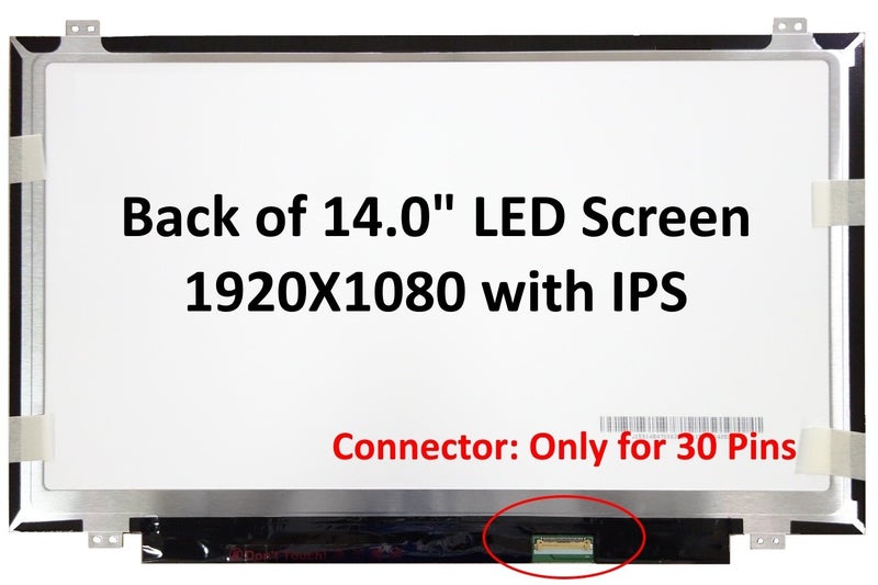 FULLCOM New 14.0 inch Screen Compatible with THINKPAD T460S, T450S, X1 Carbon Gen 3 Series IPS FHD (1080P) Laptop LED LCD Replacement Screen - Image 1
